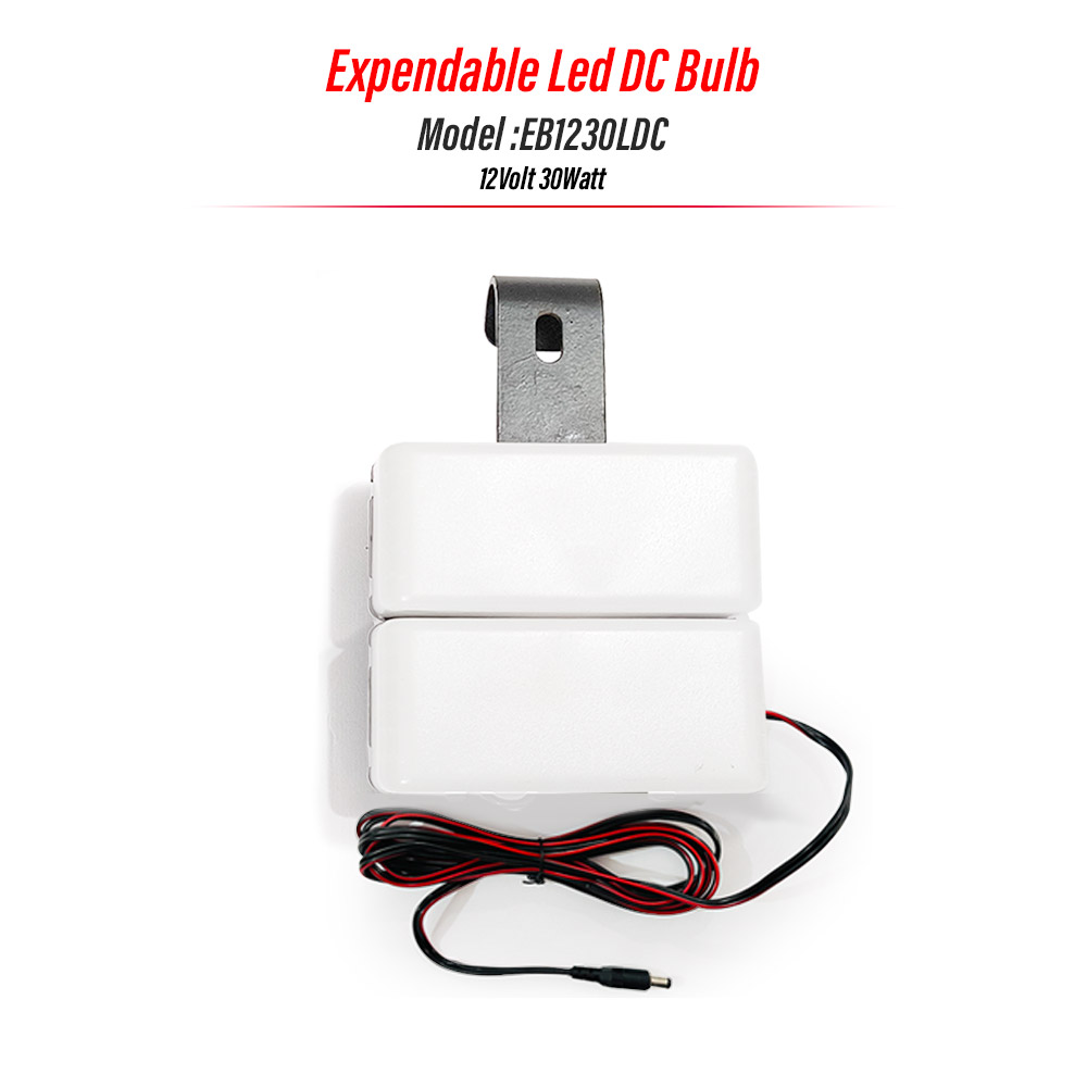30 Watt LDC, Expendable LED Bulb - 12V DC