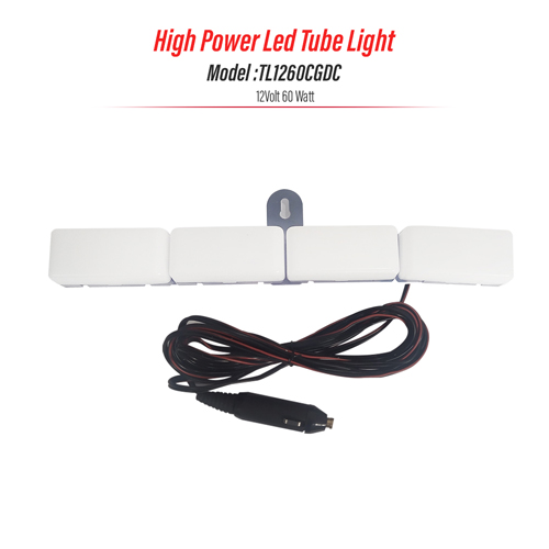 60 Watt CGDC, High Power LED TubeLight - 12V DC