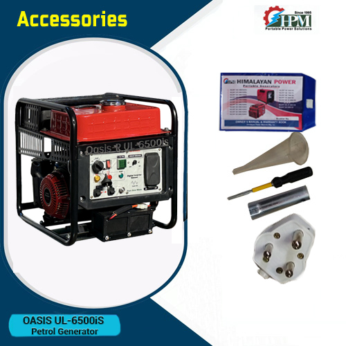 5.5 KVA Smart Portable Digital Inverter Generator, Oasis UL-6500is, Recoil & Self Start+ Remote Start 