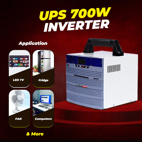 700VA Output, 80Ah Lithium Battery Based UPS-Inverter