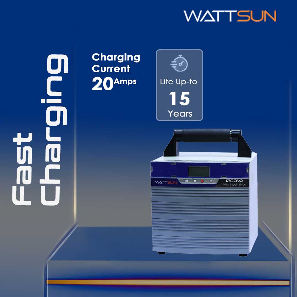  1200W Portable UPS inverter with Inbuilt 1280Wh Lithium battery,  Maximun Ac Output 1200VA UPS-1200W