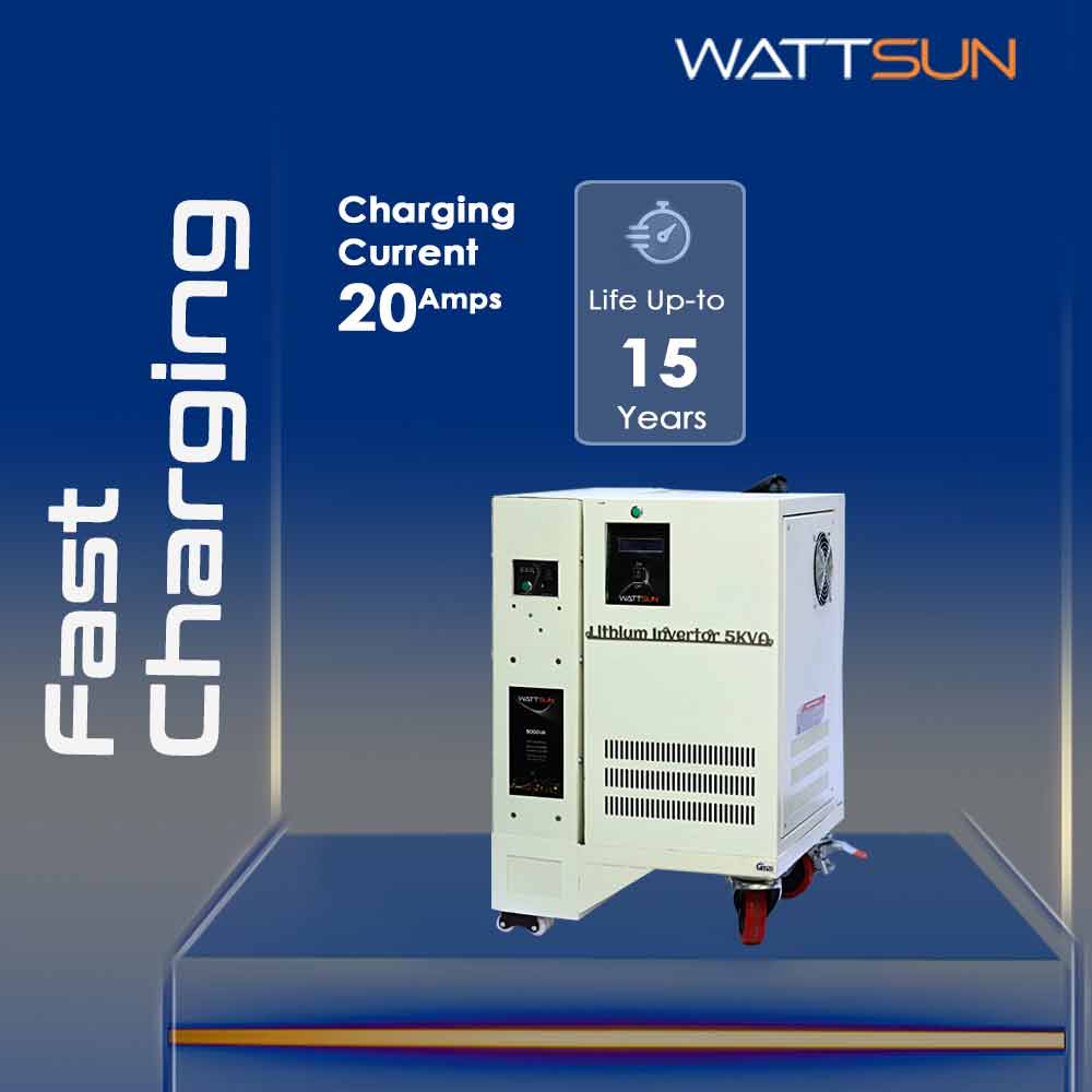 5KVA Lithium UPS- Inverter with solar panels