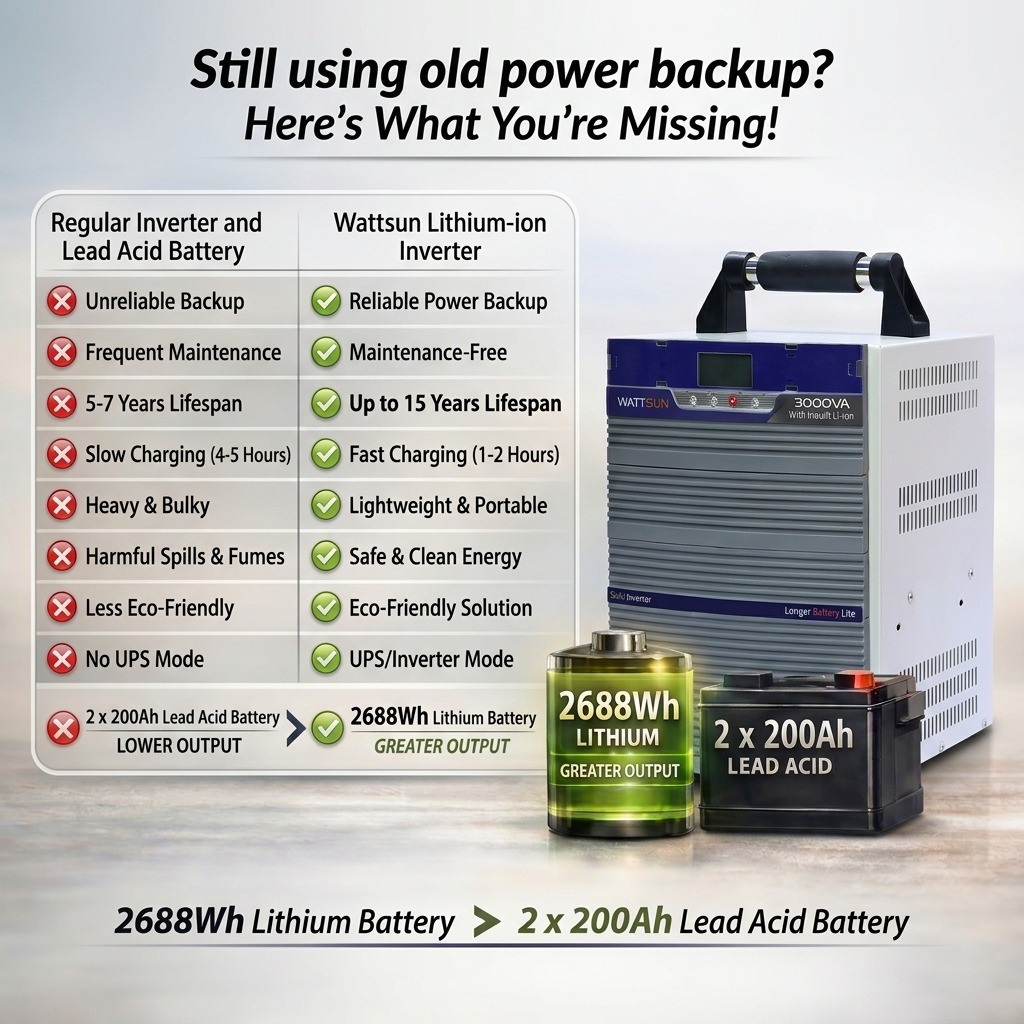 3KVA UPS Portable Inverter with Inbuilt 2688wh lithium Battery  Maximum AC Output 2400VA ,UPS-3000W