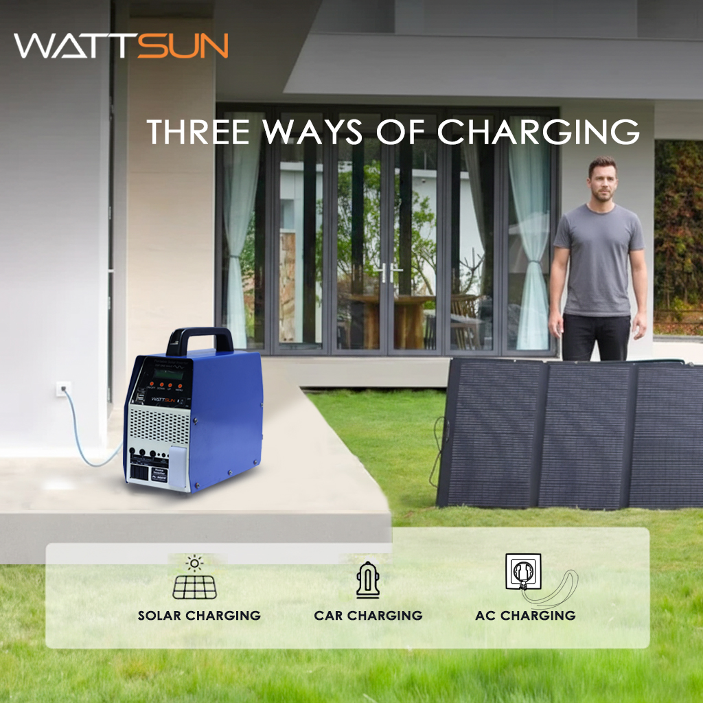 PL-900W-XL 900VA Pure Sine Wave Portable Solar Inverter with 86Ah LiFePO4 Battery