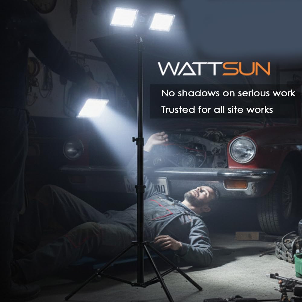 Solar LED Flood Light 70 Watt with 5000Mah, Battery, Cell Type-21700, Full Brightness: 7900 Lm  - Lithium, HP-F70Li Plus 1 Pcs Charger Adapter