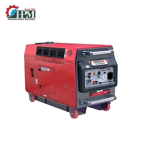 11 KVA  SILENT  PORTABLE GENERATOR WITH LPG,  MODEL- GE-12000PS 