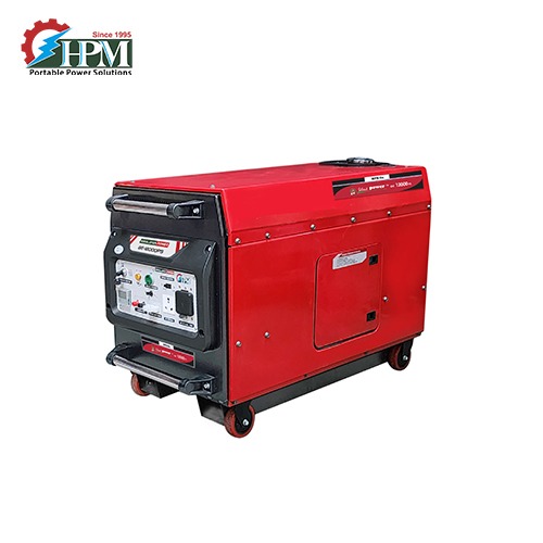 11 KVA  SILENT  PORTABLE GENERATOR WITH LPG,  MODEL- GE-12000PS 