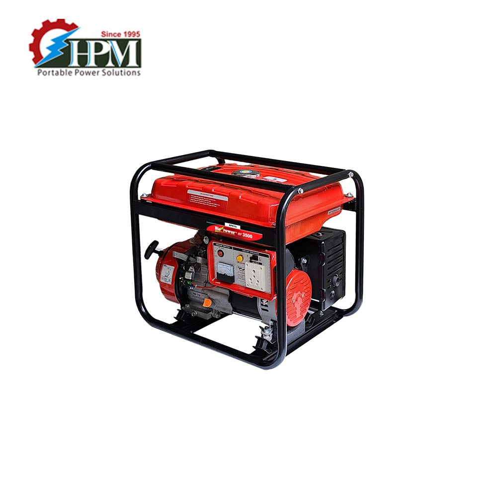 3 KVA LPG Generator , Model HP-3500, Petrol & LPG RUN, Recoil Start